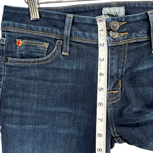 Hudson Ginny Straight Jeans Womens 28 Blue Denim Modern Low Rise USA Stretch - Picture 7 of 16